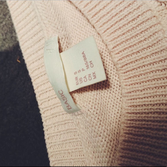 blush pink sweater - Picture 2 of 3